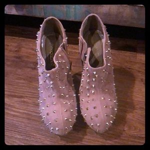 Platform spiked heels